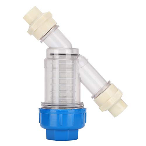 FRELEAN Poultry Water Line Strainer | Farm Water Treatment System for Chickens/Ducks/Livestock | Replaceable Screen Sheet Purifies Water Supply | 29x19x9cm Plastic Strainer
