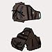 kowaku Canvas Saddle Bag Saddle Pouch Versatile Carrier with Pockets Padded Cantle Bag Saddlebag for Sports Equestrian /, Brown