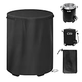 NUENSS-ROR Cover for Char-Broil The Big Easy Oil-Less Turkey Fryer 17102065 & 24102165, Heavy Duty Waterproof Anti-UV Dust-Proof Cover for CharBroil Turkey Fryer, Dual Side Handles, Drawstring Hem