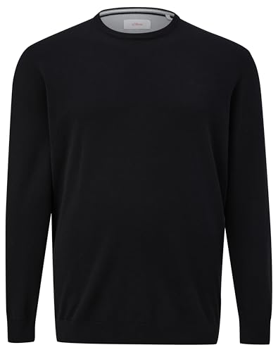 s.Oliver Herren 2148210 Pullover, 9999 schwarz, 5XL s.Oliver Herren 2148210 Pullover, 9999 schwarz, 5XL