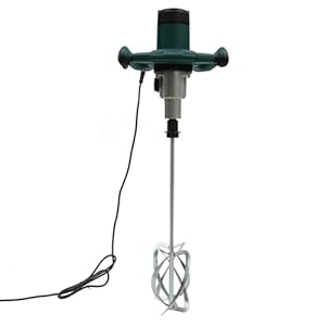 JAYEUW 2800 W Mörtelrührer, Farbrührer 2-stufiger Betonrührer, Handrührer Für Beton, Farbe, Bitumen usw., 6 Stufen optional Grün
