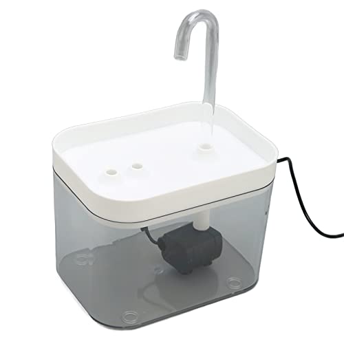 Fuente de agua USB silenciosa para gatos y perros 1.5L miniatura 3