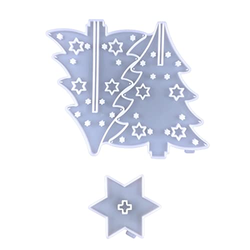 Silicone Christmas Ornament Mold Christmas Tree Ornament Mold for Home Decor