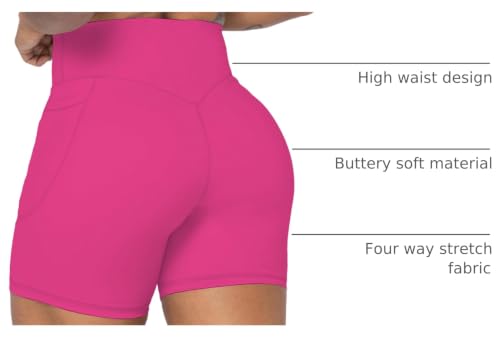 Image of Sunzel No Front Seam Biker Shorts for Women with Pockets, Yoga Workout Gym Bike Shorts with Tummy Control | 3, 5 Or 8-Inch Inseam, High Waisted, No Front Seam, Side Pockets, Buttery Soft, Compression Fit, Squat Proof, Tummy Control