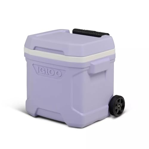 Image of Igloos Cooler Hard-Sided Ice Chest, Insulated Portable Cooler, Heavy-Duty, Leak-Resistant Lid, Lightweight Ergonomic Handle