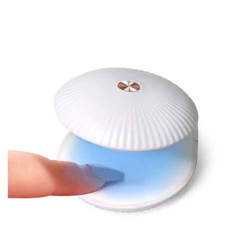Lampe UV LED ongles ouverte Lot de 2 mini lampes portables USB contre vernis abîmé