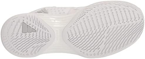 adidas Women's Avacourt Sneaker, White/Silver Metallic/White, 8.5 | Image 3