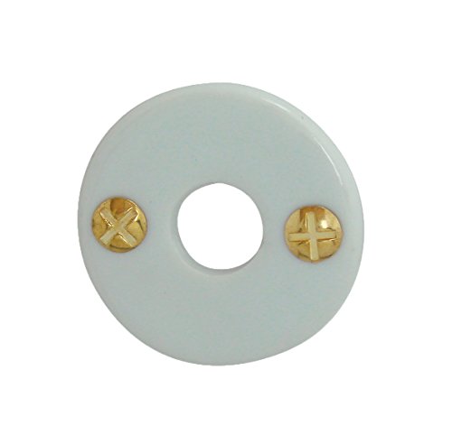 Rosace de fonction porcelaine Blanc bec de cane 950170