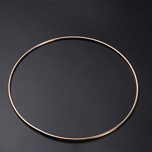 EXCEART Dream Catcher Aros Aros de Bambu De Madeira Floral Grinalda Anéis Macrame Craft para DIY Cor