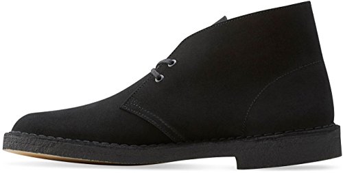 Clarks Clarks Originals Men's Desert Boot, Black Suede, 11.5 M