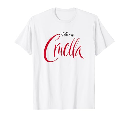 T-shirt Disney Cruella Logo V2 idéal pour vos sorties ciné et soirées