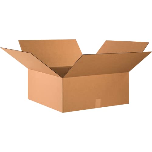 BOX USA Moving Boxes Large 24"L x 24"W x 10"H 10-Pack, Cardboard Box for Shipping, Moving, Mailing, Packing, Packaging and Storage