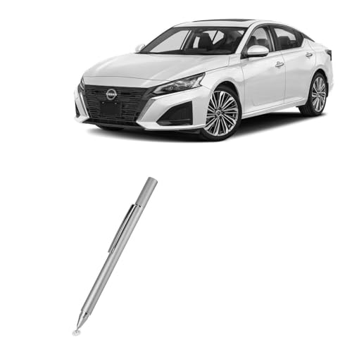 BoxWave Stylus Pen Compatible with Nissan 2024 Altima Display (8 in) - FineTouch Capacitive Stylus, Super Precise Stylus Pen - Metallic Silver