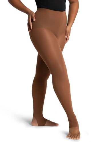 Image of Capezio womens Ultra Soft Self Knit Waistband Stirrup TightTight