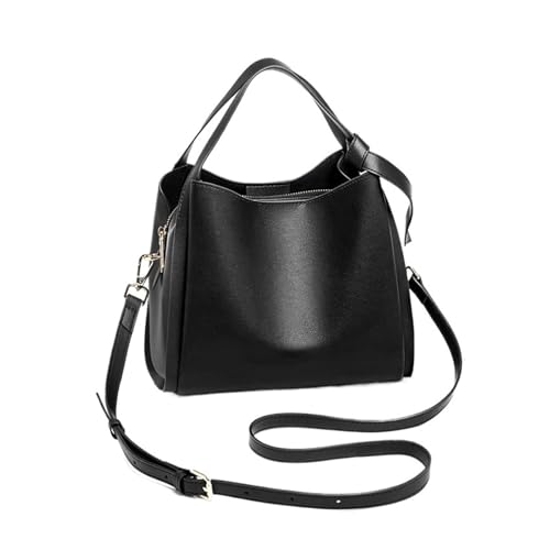 Sac à main en croûte de cuir femmes grand fourre-tout seau épaule