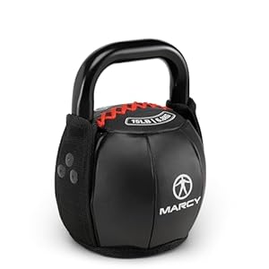 Marcy Strength Training Soft Kettlebell with Handle for Weightlifting, Conditioning, Strength and core Training 10 lbs – 40 lbs