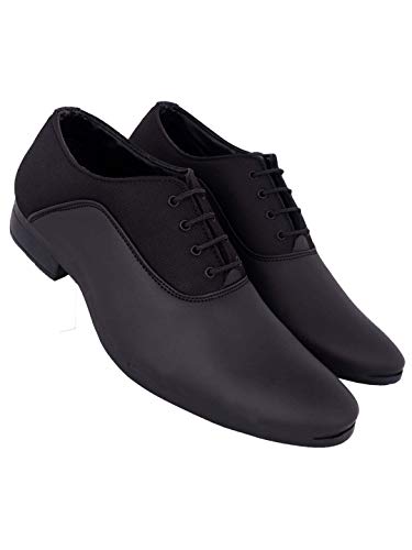 Aadi Men's Black Synthetic Leather Derby Formal Shoes MRJ1488_06