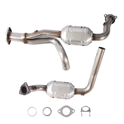 Peforway Catalytic Converter High Flow Design Direct-Fit For 1999-2007 Chevy Silverado Gmc Sierra 1500 4.3L 4.8L 5.3L(Epa Compliant) #TOP3