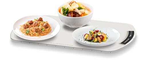Baumann Living Flexible Electric Warming Mat with Timer and Temperature Control Settings Ideal Parties, Events, and Dinner get-Together.