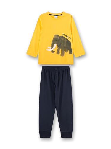 Sanetta Jungen 233577 Pyjamaset, gelb, 140 cm