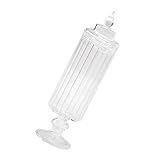 TOYANDONA Casa De Muñecas Tarro De Dulces Mini Terrario Tarro De Dulces con Tapa Contenedor De Dulces Mini Tarros De Cristal para Miel Tarro De Cristal En Miniatura Accesorios De Escena
