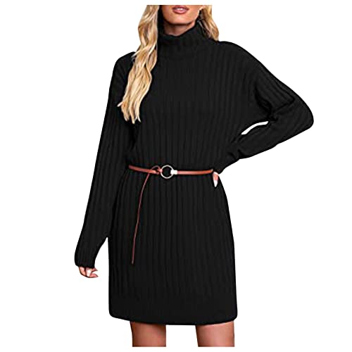 Robe pull slim idéale pour vos sorties citadines en automne - 2