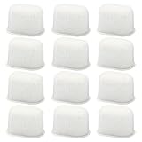 12 Pack Water Filter Inserts for Ninja Luxe Cafe Accessories, Charcoal Filter Replacement Compatible with Ninja Coffee Machine
