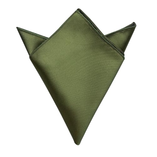 Image of YourTies Skinny Ties for Men Satin 2.4 inch Slim Necktie with Pocket Square Tie Clip Set Solid Color Wedding Party Business