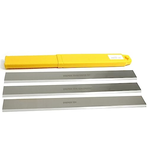 XWTOOL 6pcs High speed steel 300mm ResharpenablePlaner Blades 300 x 30 x 3 mm Woodworking Power Tool Accessories Jointer Knives