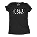 Womens Dancing Skeletons T Shirt Funny Halloween Party Spooky Boogie Tee for Ladies Funny T Shirts Halloween Tops for Women Women's Novelty Tees Black - L
