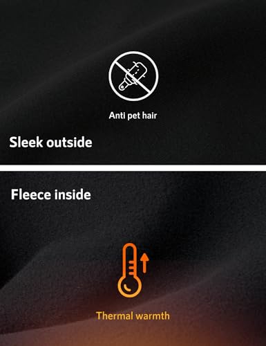 Yogipace Women's CozyWarmth Petite/Regular/Tall Thick Fleece Lined Bootcut Pants Thermal Flare Leggings with Side Pockets3