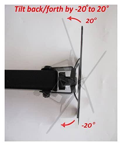 Support TV plein mouvement rétractable LCD-111 pour écran LED et Plasma