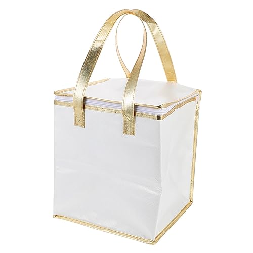 PRETYZOOM Bolsita De Pizza Bolsa De Pizza Aislada Bolsas De Pastel Bolsas Aisladas para Alimentos Largo Saltar Cálido Portador Enfriador De Pasteles Bolsas De Pizza Térmico Papel De Aluminio