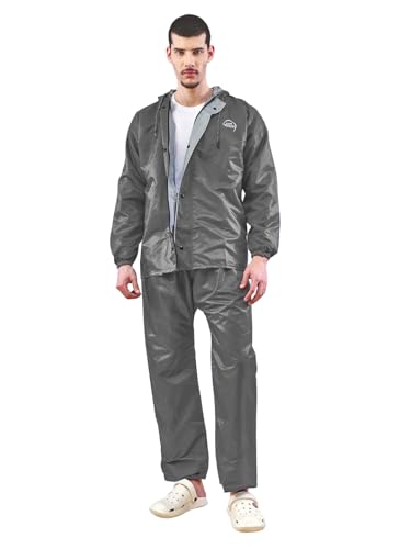 Image of LUX VENUS Reversible Rain Coat for Men.