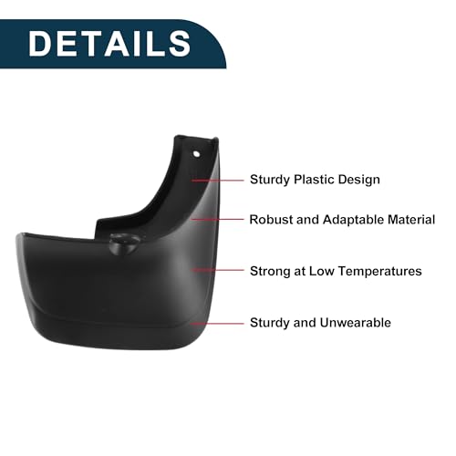 Image of Mud Flaps Splash Guards for Toyota Corolla AE110 Sedan Sedan 2000-2002 Front & Rear Mud Guards W /Mount Accessories