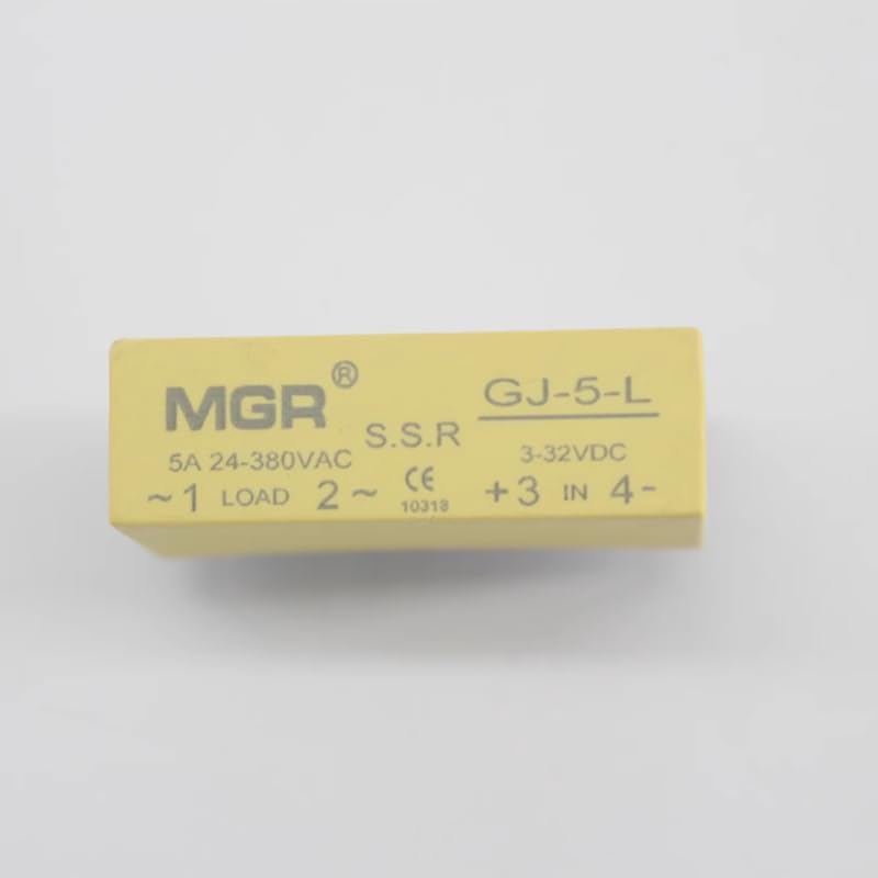 5 pcs GJ-5-L DC-AC PCB SSR In 3-32VDC,Out 0-380V АС 5A Solid State Relay
