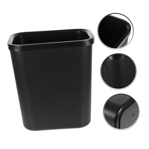 Caneca de basura rectangular de plástico para cocina y oficina miniatura 4