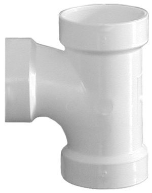 Genova Products 2 in. Sch. 40 PVC-DWV Sanitary Tees 71120