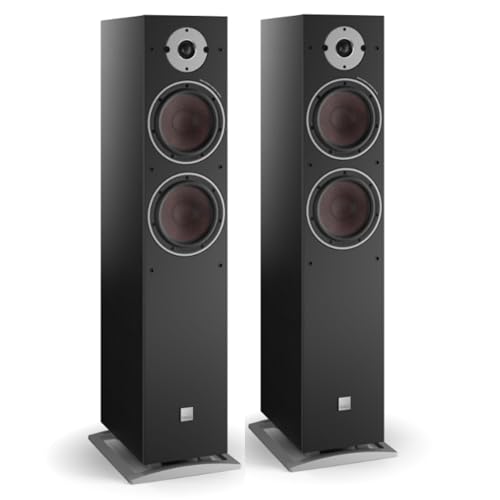 DALI Oberon 7 C Paar – Revolutionäre aktive Wireless-Standlautsprecher mit integrierten Verstärkern für High-End HiFi-Sound, Nahtlose kabellose Verbindung, ideal für Musik und Heimkino