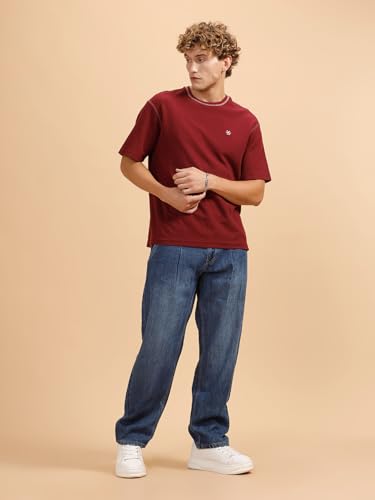 Image of WROGN Men's Loose Fit Jeans | Mid Rise | Jeans for Man