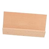 Angoily Wooden Photo Holder Stand Elegant Clip Display for Photos Cards Detachable Design for Easy Portability Stylish Home Office Decor