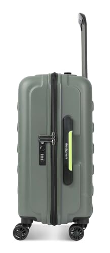 Hedgren Grip Carry-On Luggage with Spinner Wheels, Olive, One Size2