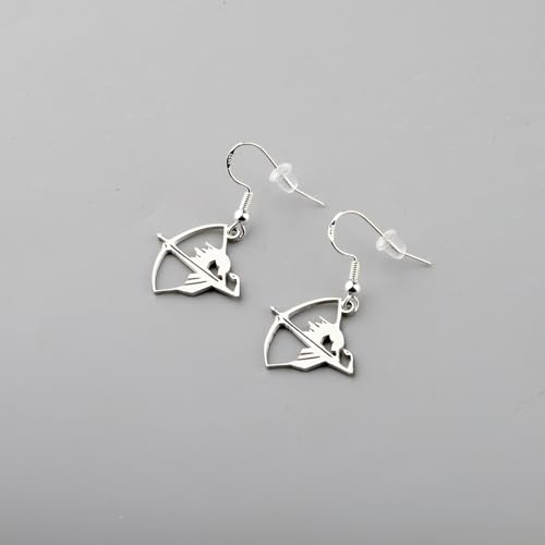 OKEYCH Archer Gift Archery Earrings Arrow Fan Jewelry Hunting Lover Gift4