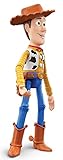 Pixar Ultimate Talker Woody Toy Story Talking Action Figure Sheriff Doll 9.2-in Tall, Posable with Cross-Movie Character Interaction, Kids Gift Ages 3 Years & Older