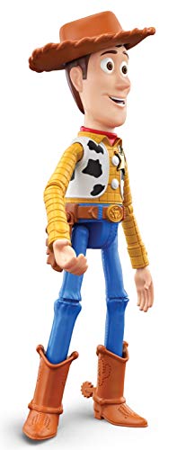 Pixar Ultimate Talker Woody Toy Story Talking Action Figure Sheriff Doll 9.2-in / 23.4-cm Tall, Posable with Cross-Movie Character Interaction, Kids Gift Ages 3 Years & Older