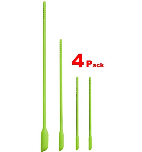 HauBee 4 Pack - Get Every Last Drop - Silicone Spatula - Especially