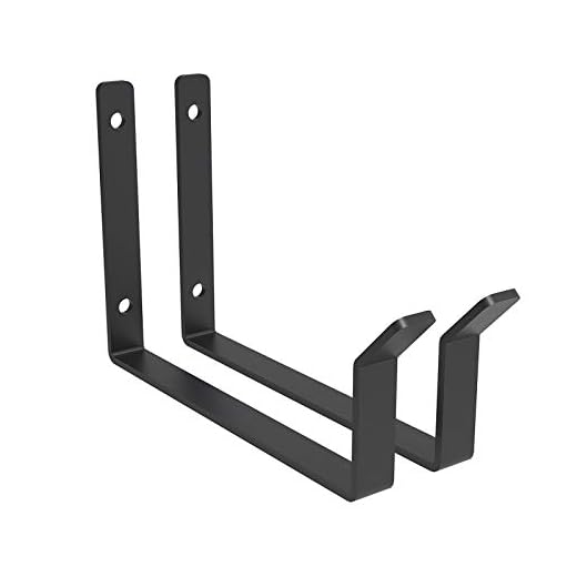 FLEXIMOUNTS 2 Pack Add On Storage Utility Hook Accessory for Garage Ceiling Rack, Max Weight Capacity up to 35lbs, Black