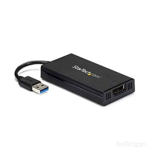 StarTech.com USB 3.0 to DisplayPort Adapter 4K Ultra HD, DisplayLink Certified, Video Converter