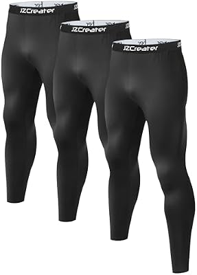 Mens Long Johns Thermal Pants – Fleece‑Lined Base Layer Bottoms (1 or 3 Pack)