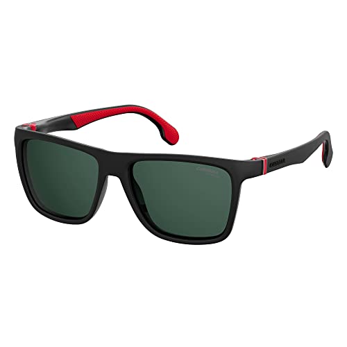 Carrera Men's CA5047/S Square Sunglasses, Black/Green, 56 mm